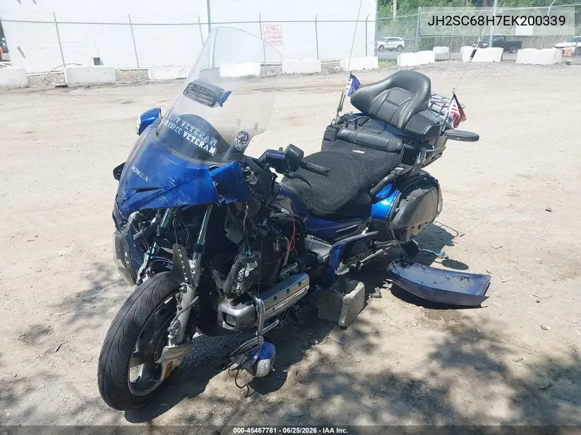 2014 Honda Gl1800 H VIN: JH2SC68H7EK200339 Lot: 45467781