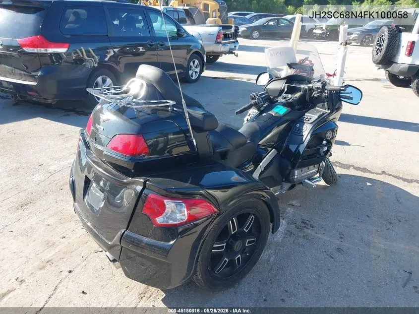2015 Honda Gl1800 Abs VIN: JH2SC68N4FK100058 Lot: 45150816