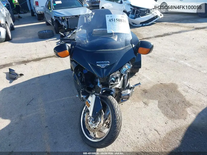 2015 Honda Gl1800 Abs VIN: JH2SC68N4FK100058 Lot: 45150816