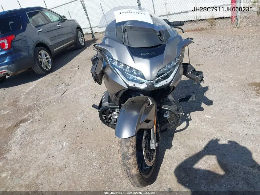2018 Honda Gl1800 B VIN: JH2SC7911JK000235 Lot: 45081897