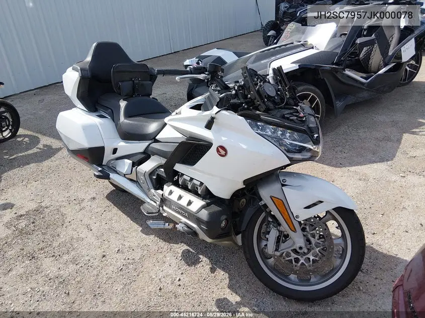 2018 Honda Gl1800 D VIN: JH2SC7957JK000078 Lot: 45216724