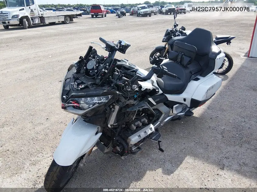 2018 Honda Gl1800 D VIN: JH2SC7957JK000078 Lot: 45216724