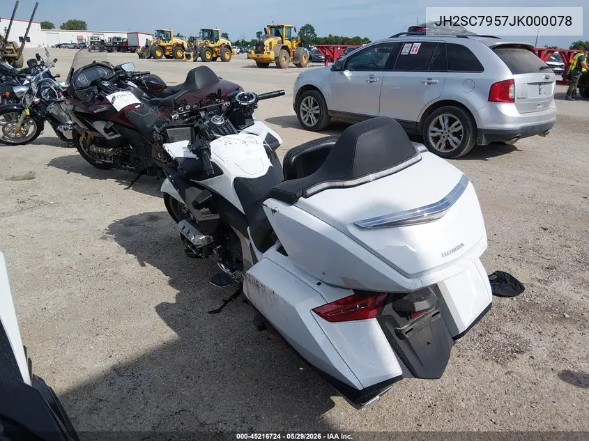 2018 Honda Gl1800 D VIN: JH2SC7957JK000078 Lot: 45216724