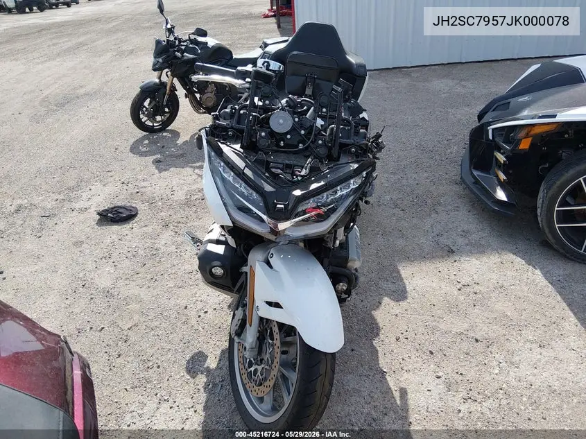 2018 Honda Gl1800 D VIN: JH2SC7957JK000078 Lot: 45216724