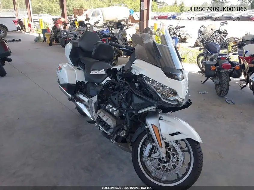 2018 Honda Gl1800 VIN: JH2SC7909JK001866 Lot: 45252426