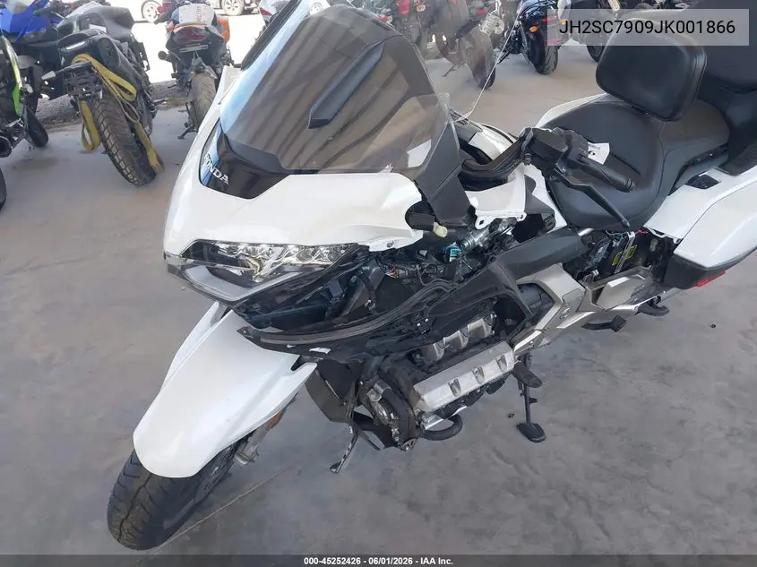 2018 Honda Gl1800 VIN: JH2SC7909JK001866 Lot: 45252426