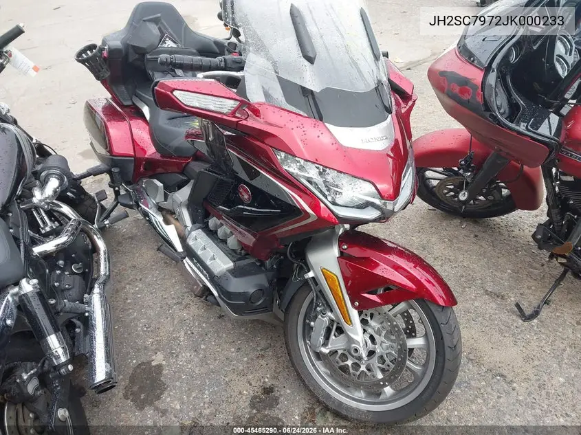 2018 Honda Gl1800 D VIN: JH2SC7972JK000233 Lot: 45465290