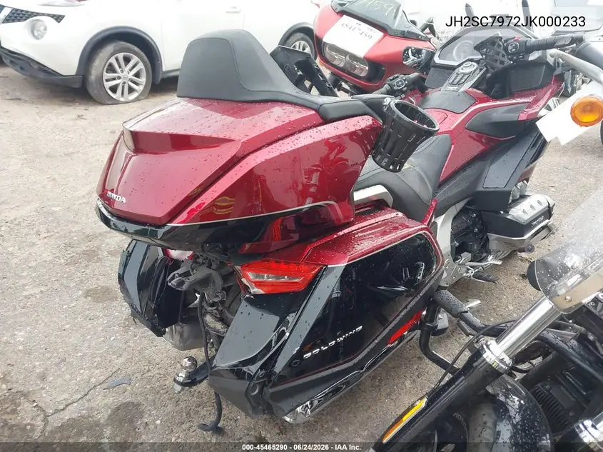 2018 Honda Gl1800 D VIN: JH2SC7972JK000233 Lot: 45465290