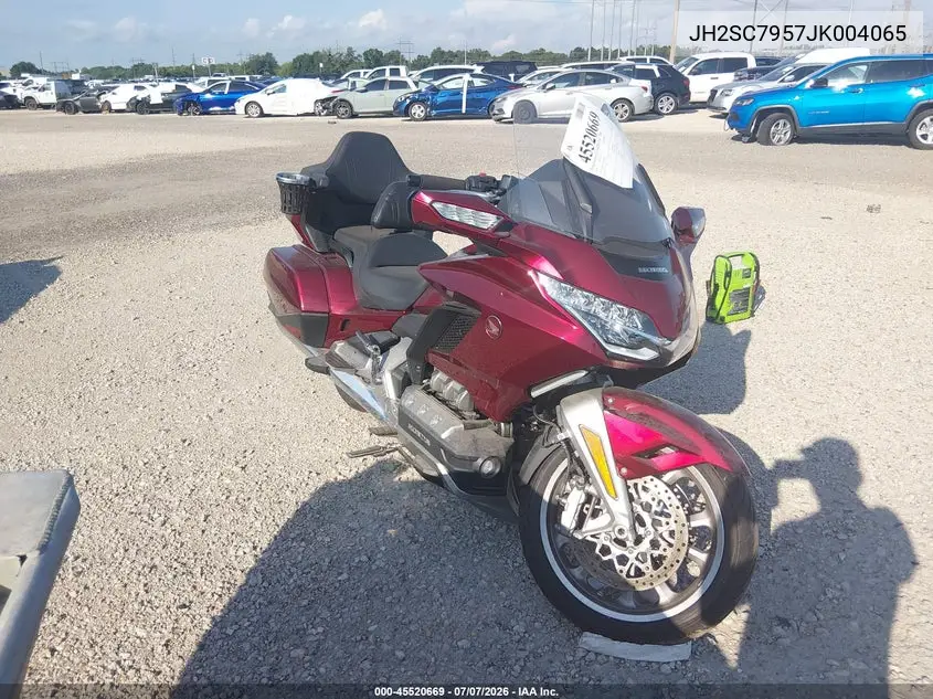 2018 Honda Gl1800 D VIN: JH2SC7957JK004065 Lot: 45520669