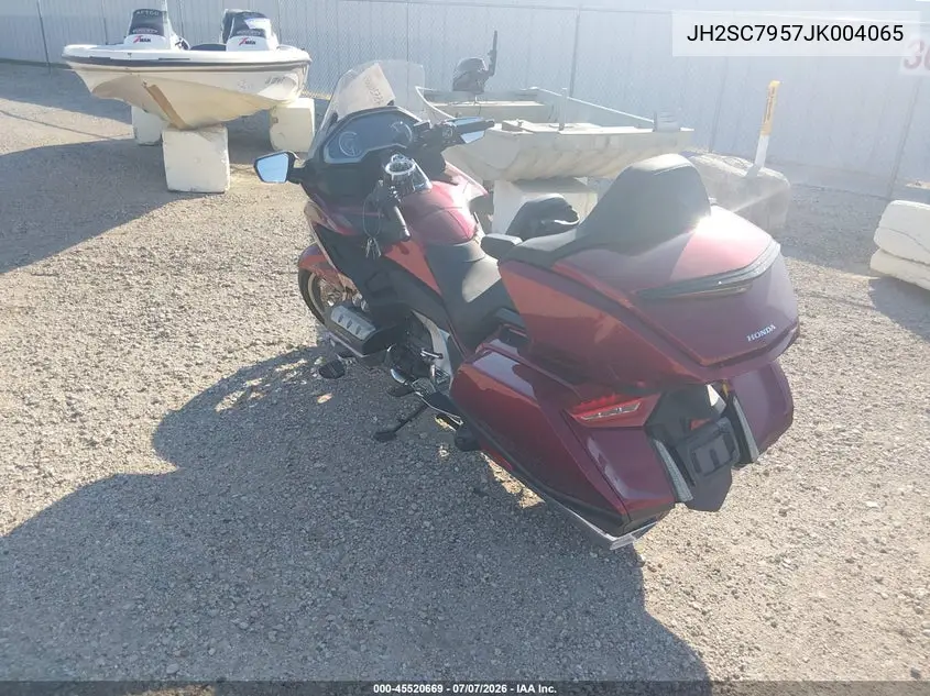 2018 Honda Gl1800 D VIN: JH2SC7957JK004065 Lot: 45520669
