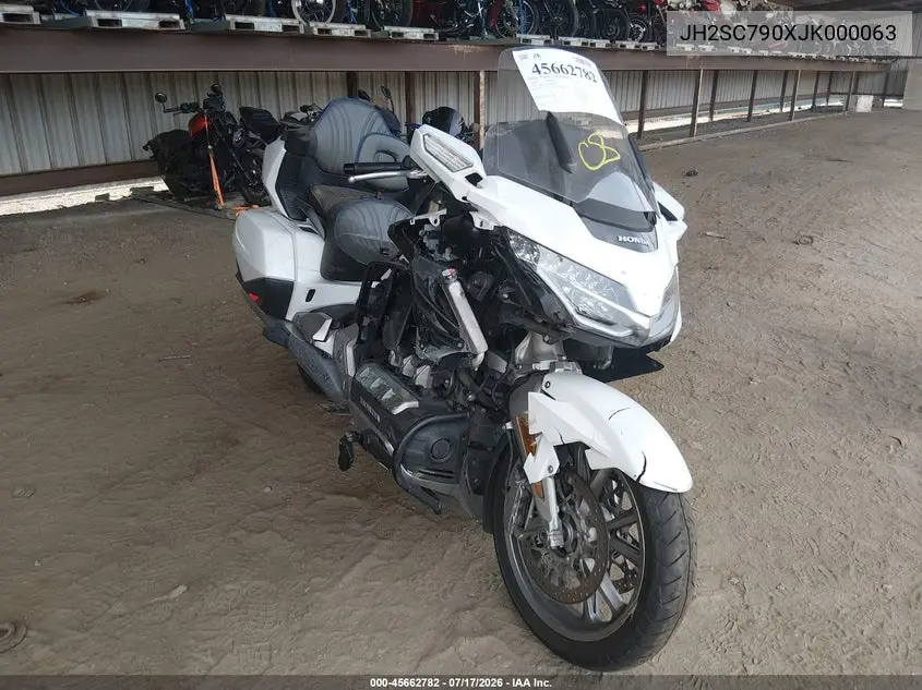 2018 Honda Gl1800 VIN: JH2SC790XJK000063 Lot: 45662782