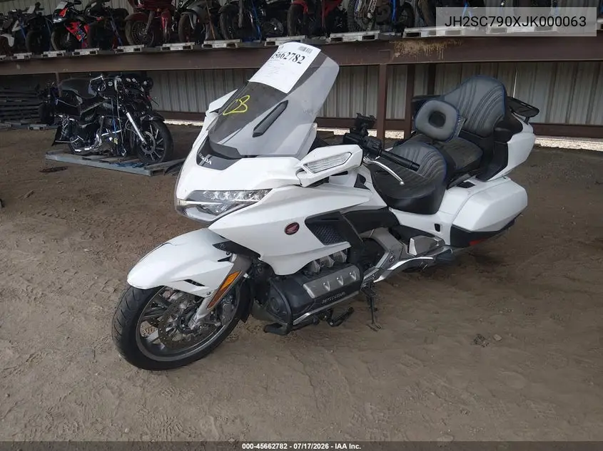 2018 Honda Gl1800 VIN: JH2SC790XJK000063 Lot: 45662782