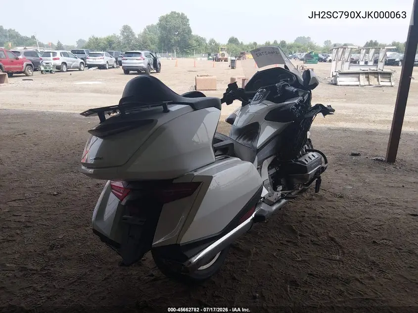 2018 Honda Gl1800 VIN: JH2SC790XJK000063 Lot: 45662782