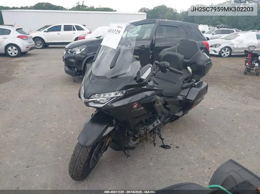 2021 Honda Gl1800 D VIN: JH2SC7959MK302203 Lot: 45411329