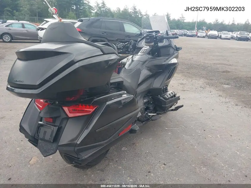 2021 Honda Gl1800 D VIN: JH2SC7959MK302203 Lot: 45411329