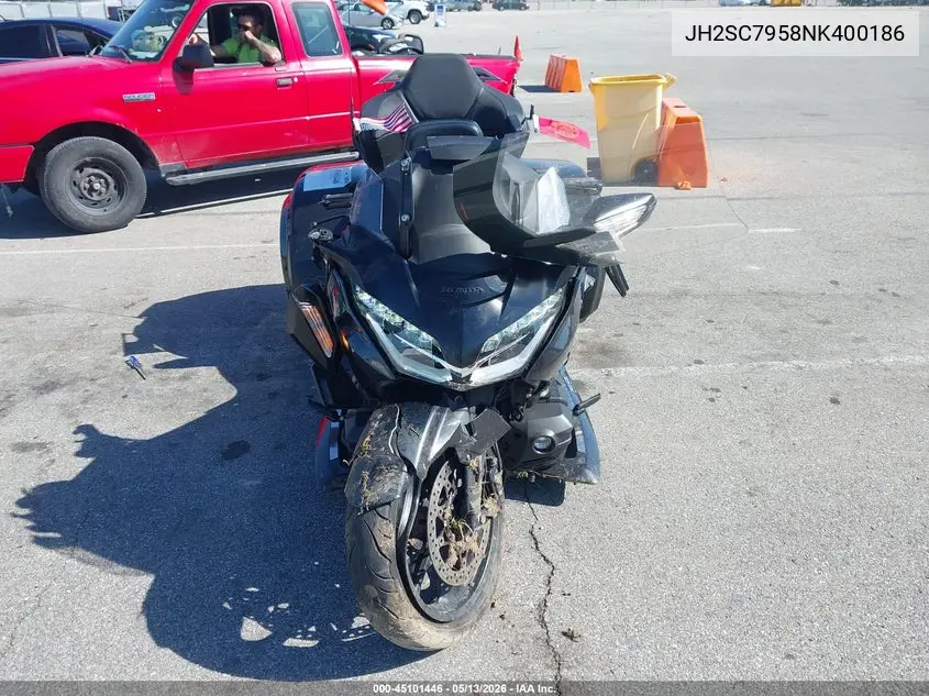 2022 Honda Gl1800 D VIN: JH2SC7958NK400186 Lot: 45101446
