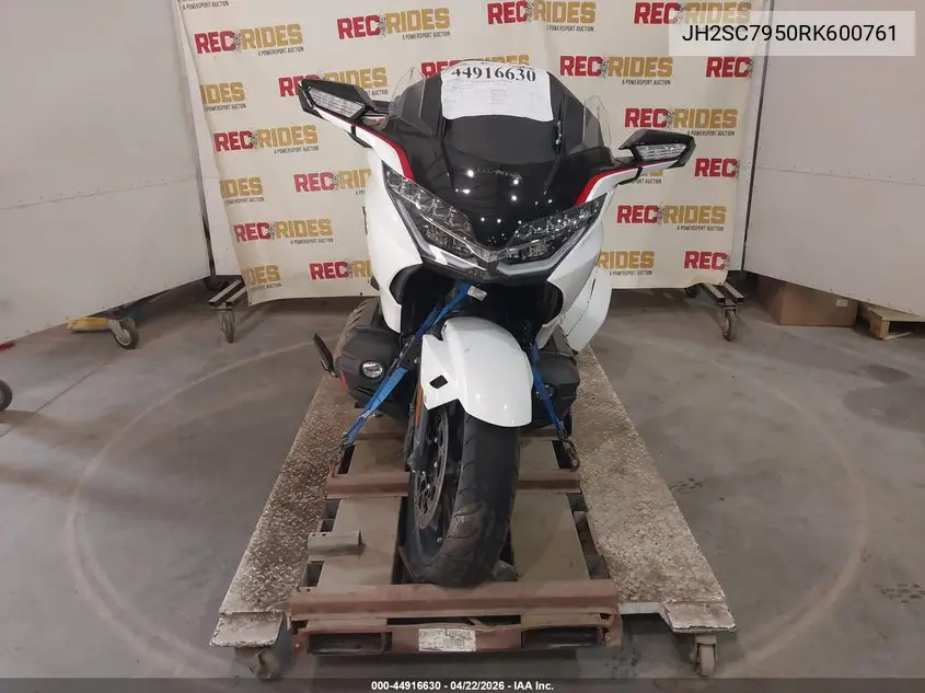 2024 Honda Gl1800 D VIN: JH2SC7950RK600761 Lot: 44916630