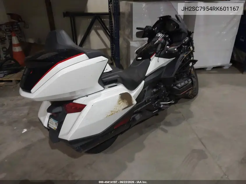 2024 Honda Gl1800 D VIN: JH2SC7954RK601167 Lot: 45414197