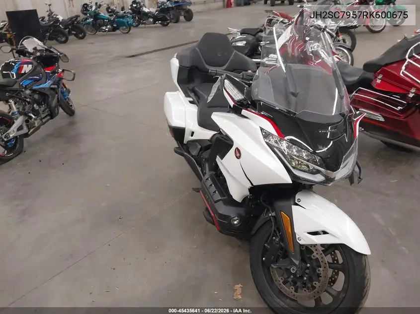 2024 Honda Gl1800 D VIN: JH2SC7957RK600675 Lot: 45435641
