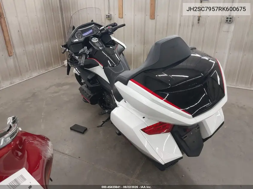 2024 Honda Gl1800 D VIN: JH2SC7957RK600675 Lot: 45435641