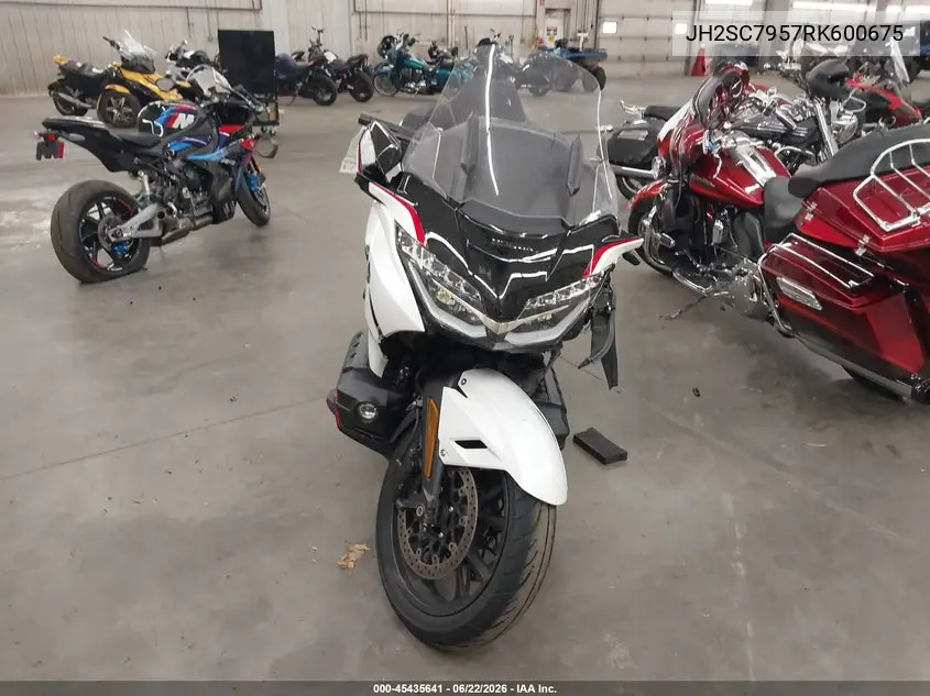 2024 Honda Gl1800 D VIN: JH2SC7957RK600675 Lot: 45435641