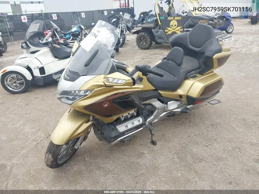 2025 Honda Gl1800 D VIN: JH2SC7959SK701156 Lot: 44913194