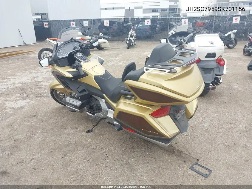 2025 Honda Gl1800 D VIN: JH2SC7959SK701156 Lot: 44913194