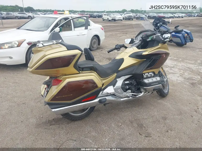 2025 Honda Gl1800 D VIN: JH2SC7959SK701156 Lot: 44913194
