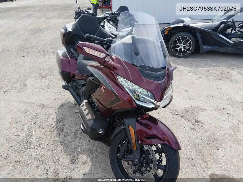 2025 Honda Gl1800 D VIN: JH2SC7953SK702075 Lot: 45218078