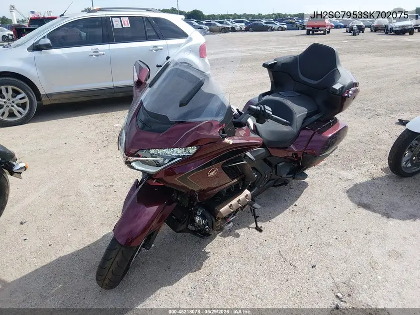 2025 Honda Gl1800 D VIN: JH2SC7953SK702075 Lot: 45218078