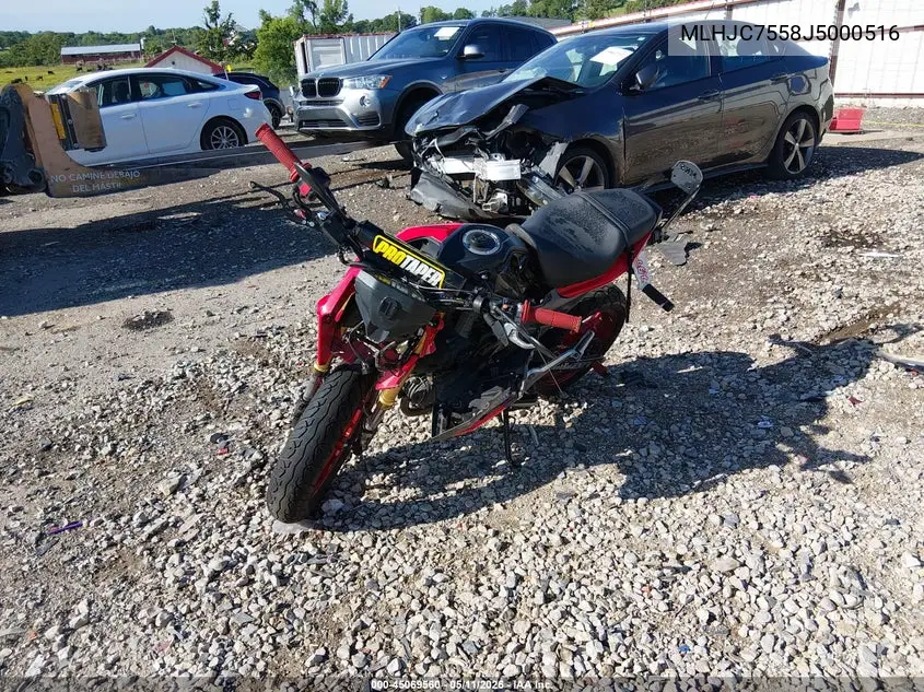 2018 Honda Grom 125 VIN: MLHJC7558J5000516 Lot: 45069560