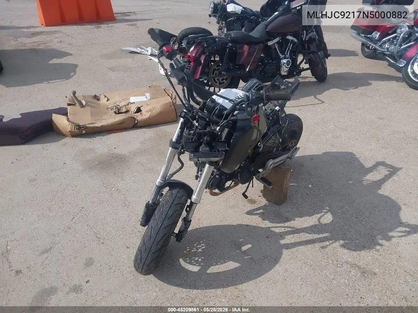 2022 Honda Grom 125 VIN: MLHJC9217N5000882 Lot: 45209861