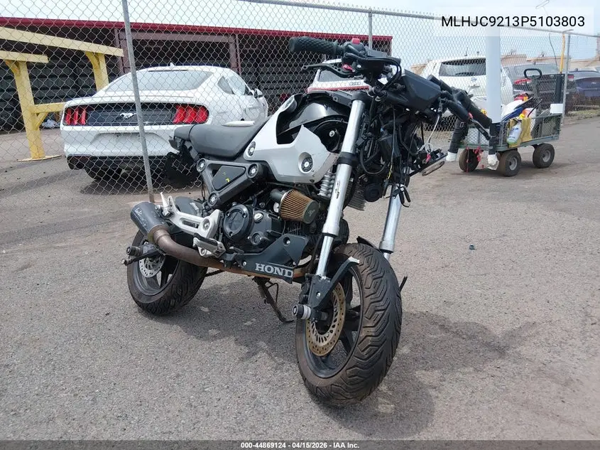 2023 Honda Grom 125 VIN: MLHJC9213P5103803 Lot: 44869124