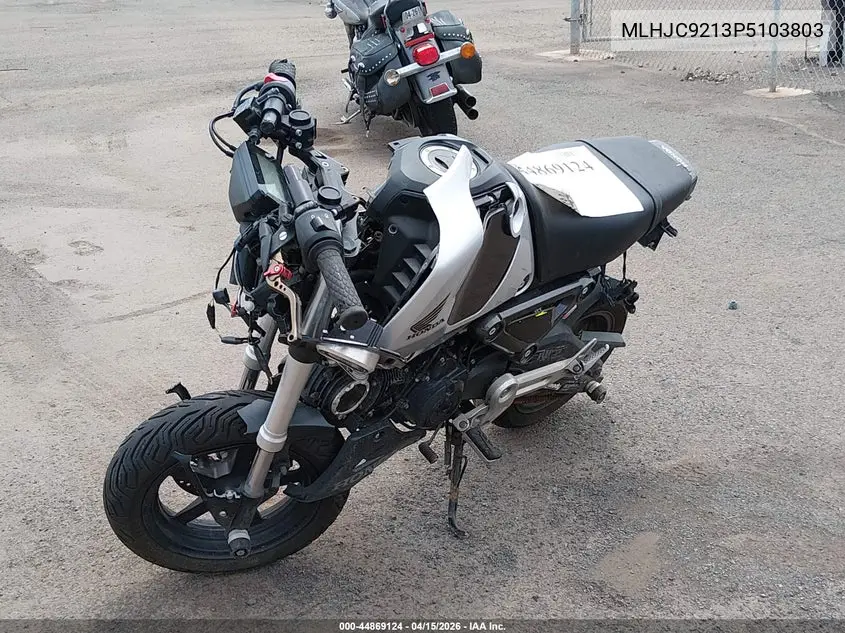 2023 Honda Grom 125 VIN: MLHJC9213P5103803 Lot: 44869124