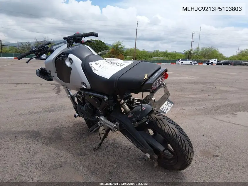 2023 Honda Grom 125 VIN: MLHJC9213P5103803 Lot: 44869124