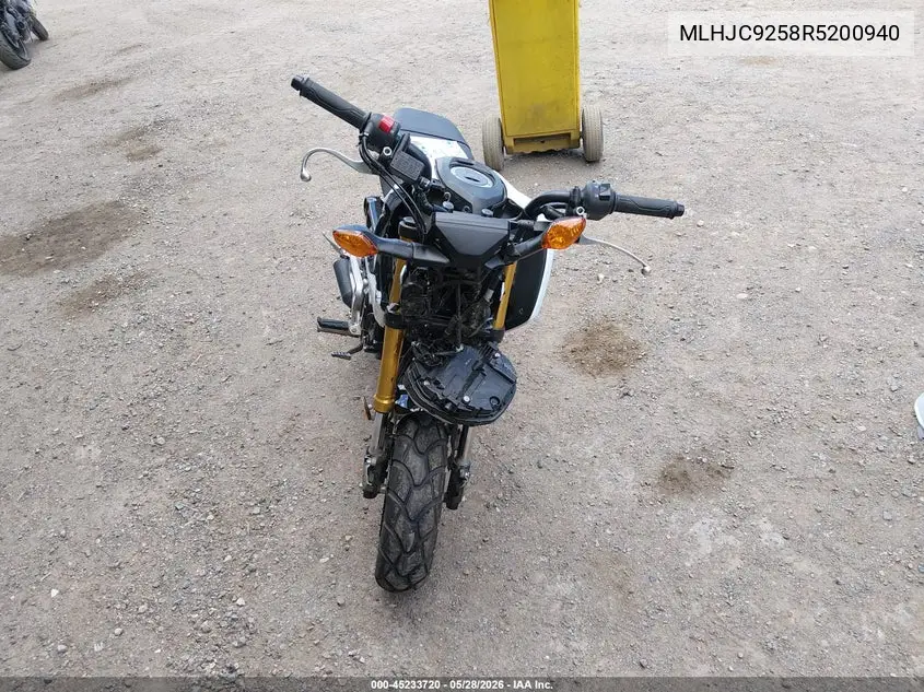 2024 Honda Grom A VIN: MLHJC9258R5200940 Lot: 45233720
