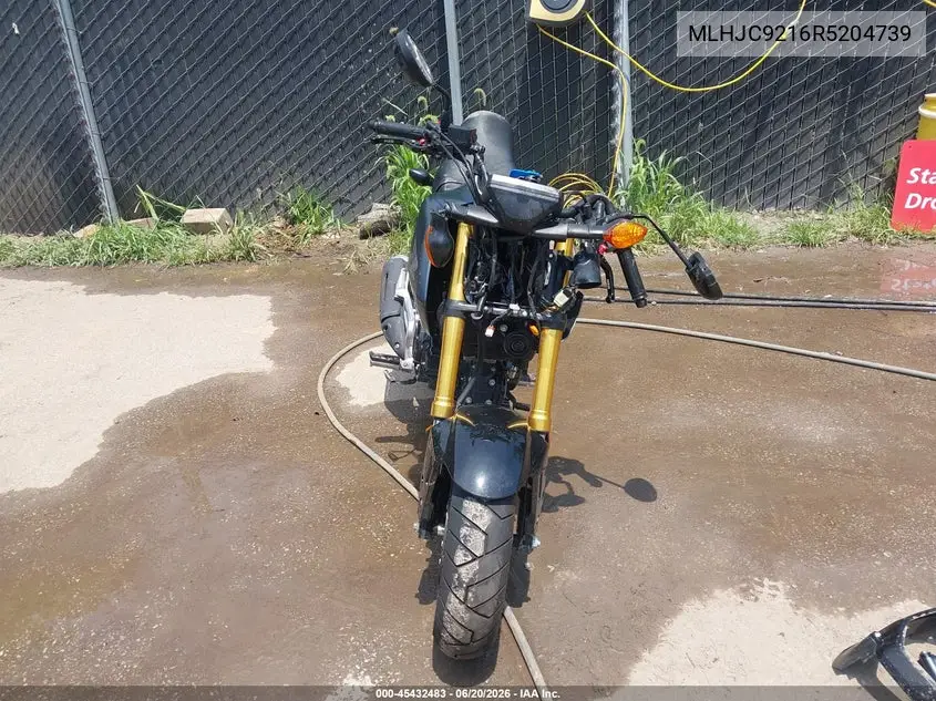 2024 Honda Grom 125 VIN: MLHJC9216R5204739 Lot: 45432483