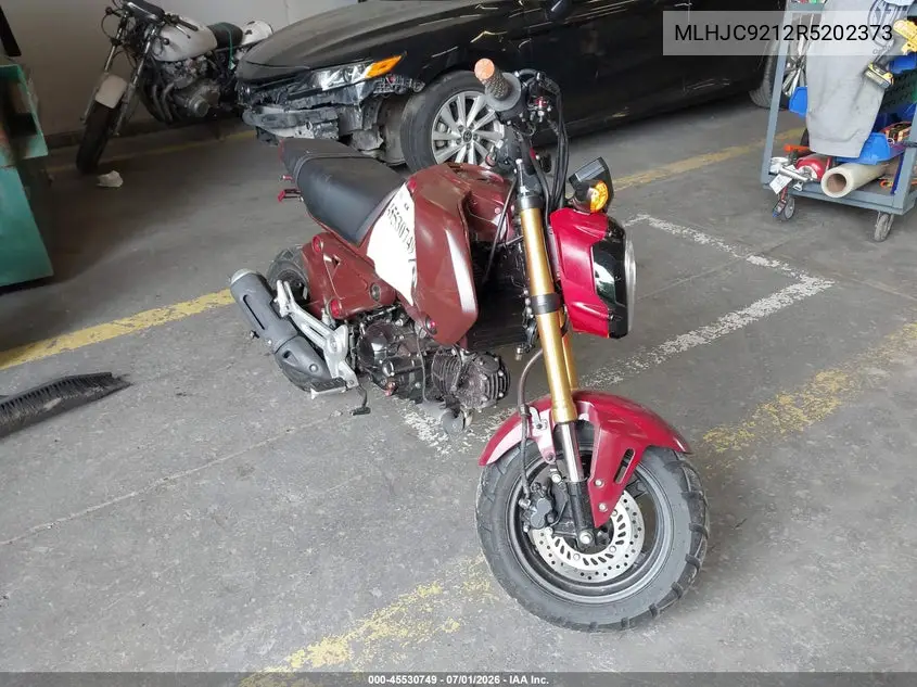 2024 Honda Grom 125 VIN: MLHJC9212R5202373 Lot: 45530749