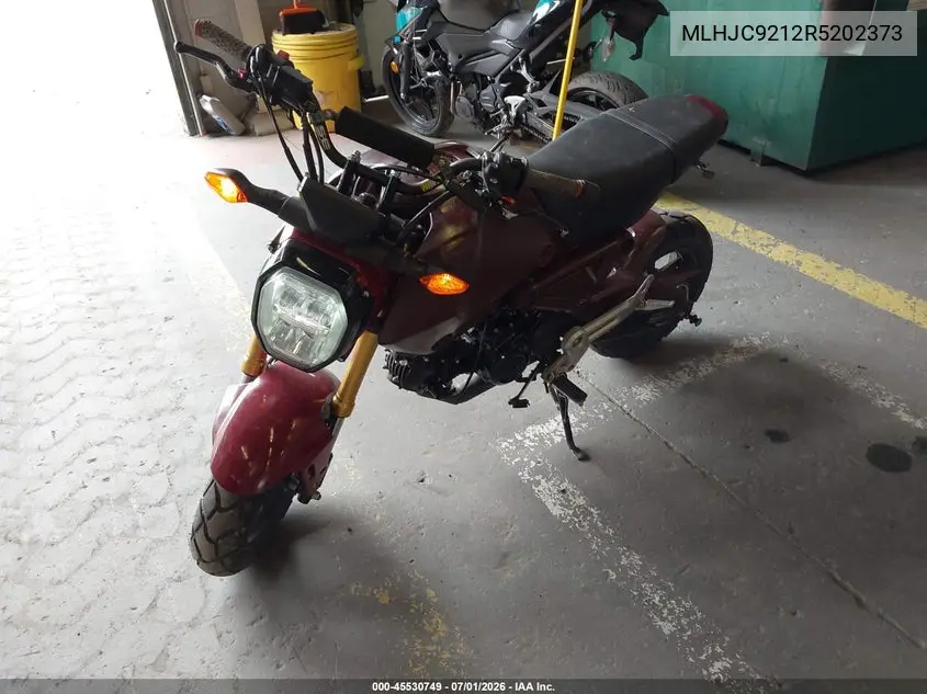 2024 Honda Grom 125 VIN: MLHJC9212R5202373 Lot: 45530749