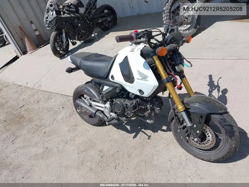 2024 Honda Grom 125 VIN: MLHJC9212R5205208 Lot: 45664330