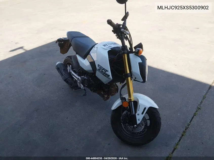 2025 Honda Grom A VIN: MLHJC925XS5300902 Lot: 44984238