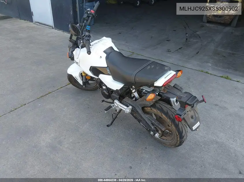 2025 Honda Grom A VIN: MLHJC925XS5300902 Lot: 44984238