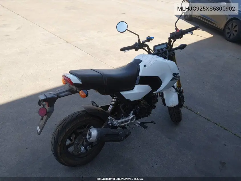 2025 Honda Grom A VIN: MLHJC925XS5300902 Lot: 44984238