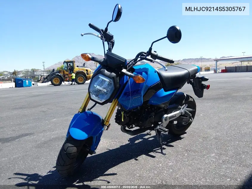2025 Honda Grom 125 VIN: MLHJC9214S5305767 Lot: 45068512