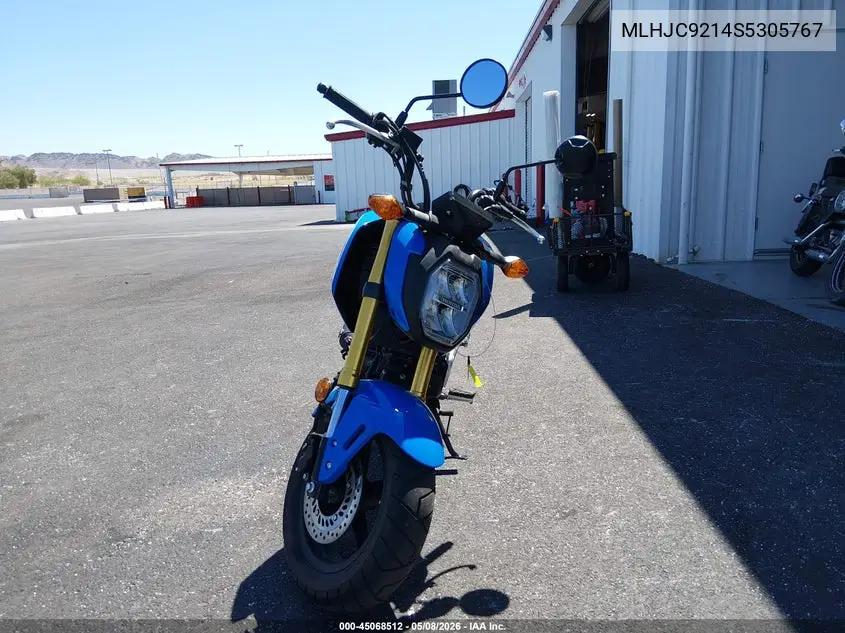 2025 Honda Grom 125 VIN: MLHJC9214S5305767 Lot: 45068512