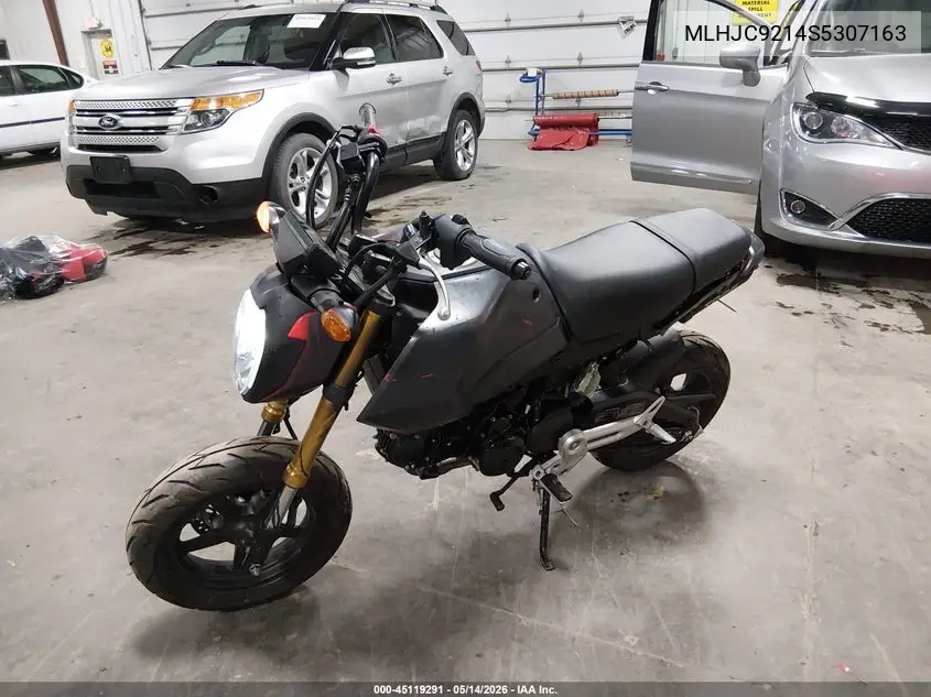 2025 Honda Grom 125 VIN: MLHJC9214S5307163 Lot: 45119291