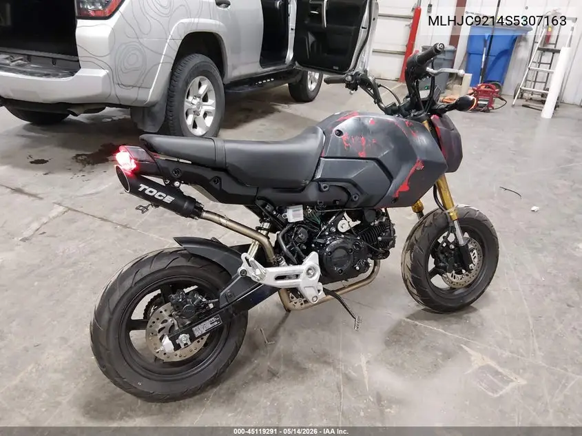 2025 Honda Grom 125 VIN: MLHJC9214S5307163 Lot: 45119291