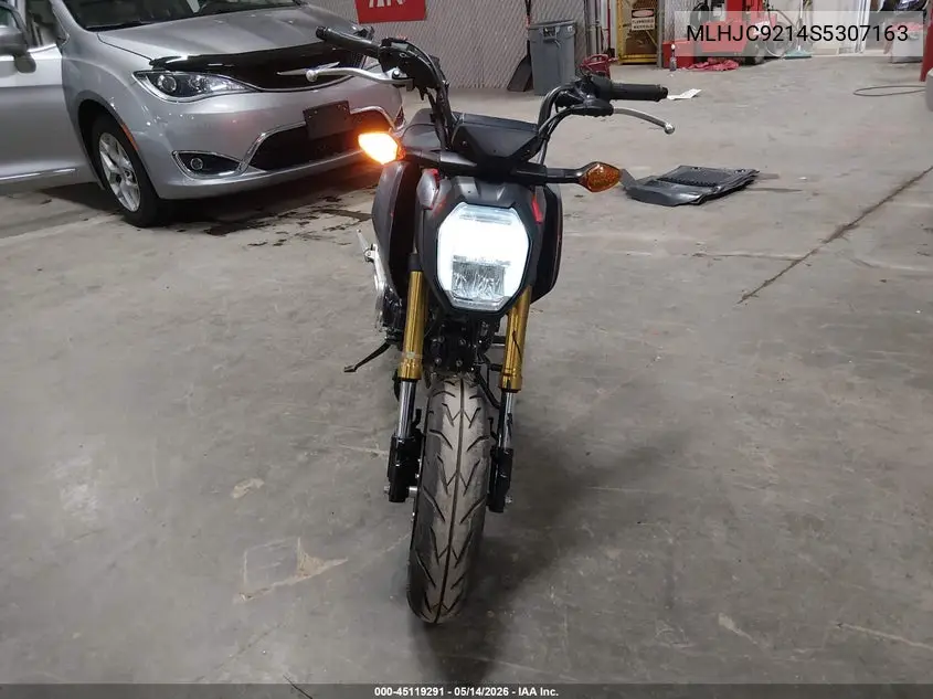 2025 Honda Grom 125 VIN: MLHJC9214S5307163 Lot: 45119291