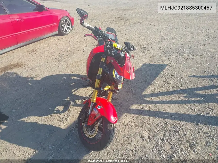 2025 Honda Grom 125 VIN: MLHJC9218S5300457 Lot: 45369581