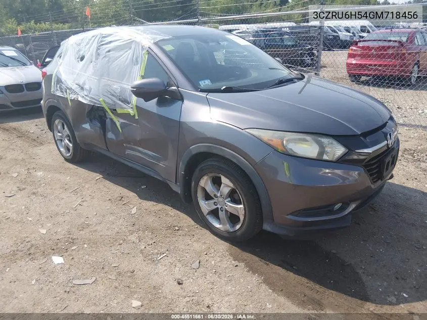 2016 Honda Hr-V Ex VIN: 3CZRU6H54GM718456 Lot: 45511661